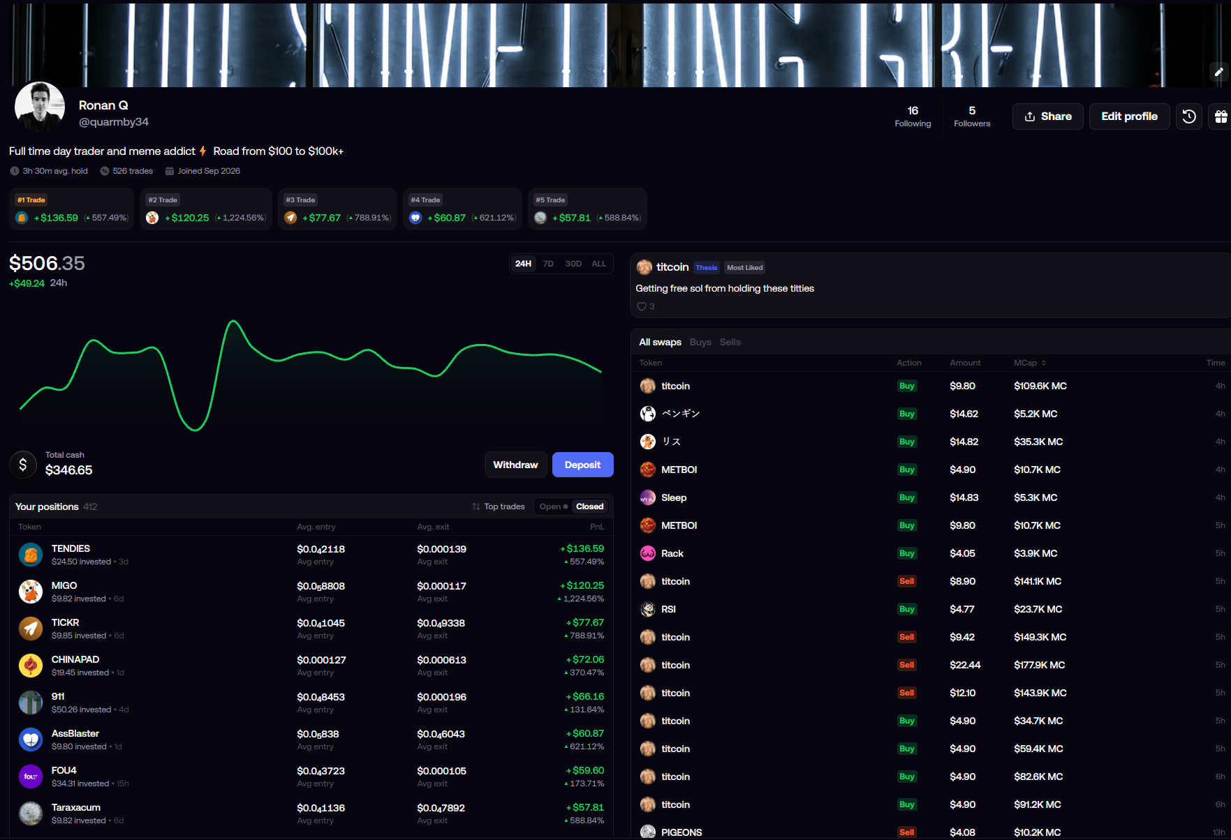 Ronan Q FOMO profile @quarmby34